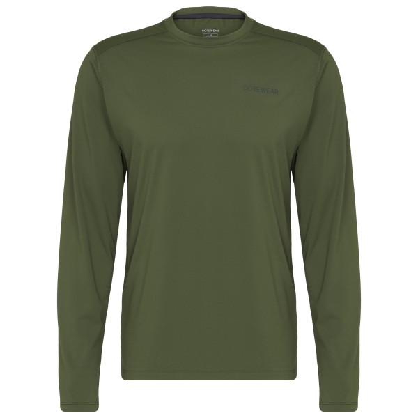 GORE Wear Everyday Tech L/ Tee Hardloopshirt Olijfgroen