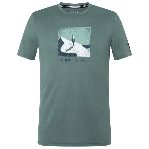 super.natural Almost Done Tee Merinoshirt various Groen