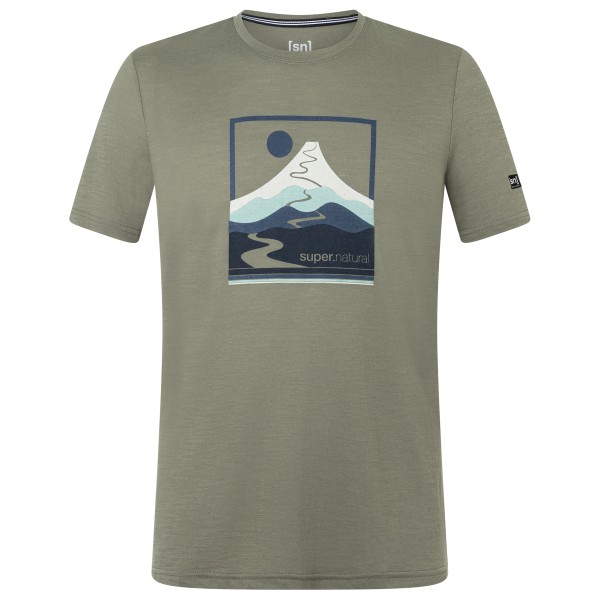super.natural Almost Done Tee Merinoshirt Tea Leaf / Various
