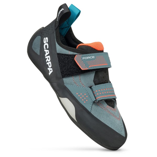 Image of Scarpa - Women"s Force - Kletterschuhe Gr 35;35,5;36;36,5;37;37,5;38;38,5;39;39,5;40;40,5;41;41,5;42 grau/türkis'