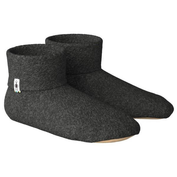 Smartwool Second Cut Fleece Slipper Hausschuhe Herren (Gr L |grau/schwarz)