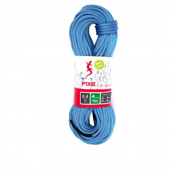 Image of Fixe - Rope Fanatic Nature Ø 8,4 mm - Halbseil Gr 50 m;60 m blau;bunt bei Bergfreunde.ch - der Outdoor Shop