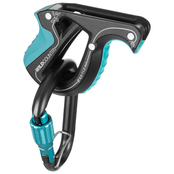 Wild Country Movement Belay Device Kit Sicherungsgerät (schwarz/ turquoise)
