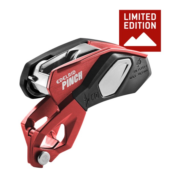Edelrid – Pinch Bergfreunde Exclusive – Zekeringsapparaat / Grijs