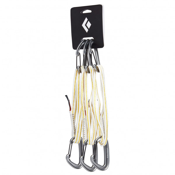 Black Diamond - Miniwire Alpine Quickdraw 3 Pack - Express-Set Gr 60 cm light gray