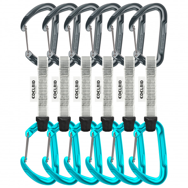 Image of Edelrid - Pure Wire Set Sixpack - Express-Set Gr 10 cm grau