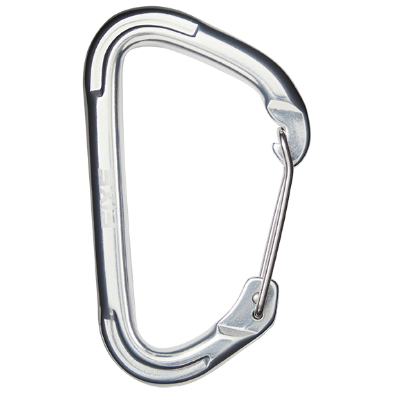 Image of Fixe - Rock Clip Recto Plata - Schnappkarabiner Gr 103 mm grau/weiß bei Bergfreunde.ch - der Outdoor Shop