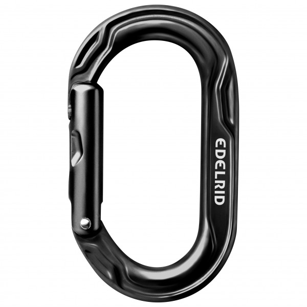 Image of Edelrid - Kiwi - Schnappkarabiner grau/schwarz;grün/oliv bei Bergfreunde.ch - der Outdoor Shop