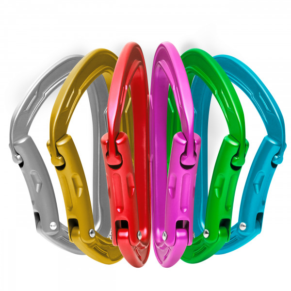 Image of Edelrid - Mission Sixpack II - Schnappkarabiner bunt
