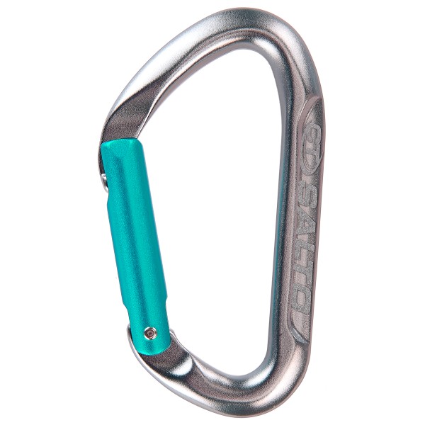 Climbing Technology - Salto S - Schnappkarabiner Gr One Size grau