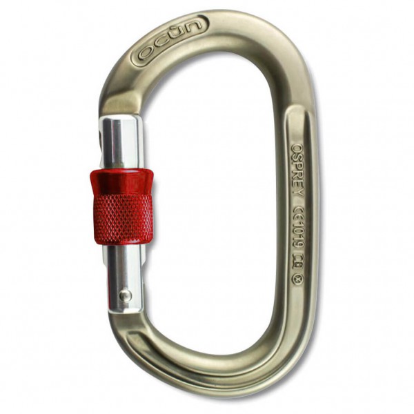 Image of Ocun - Osprey Screw - Schraubkarabiner grau