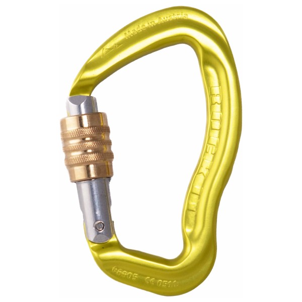 AustriAlpin Rockit schroefkarabiner Schroefkarabiner Geel