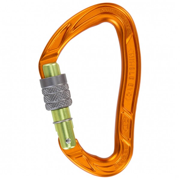 Image of Climbing Technology - Nimble EVO SG - Schraubkarabiner grau;orange bei Bergfreunde.ch - der Outdoor Shop