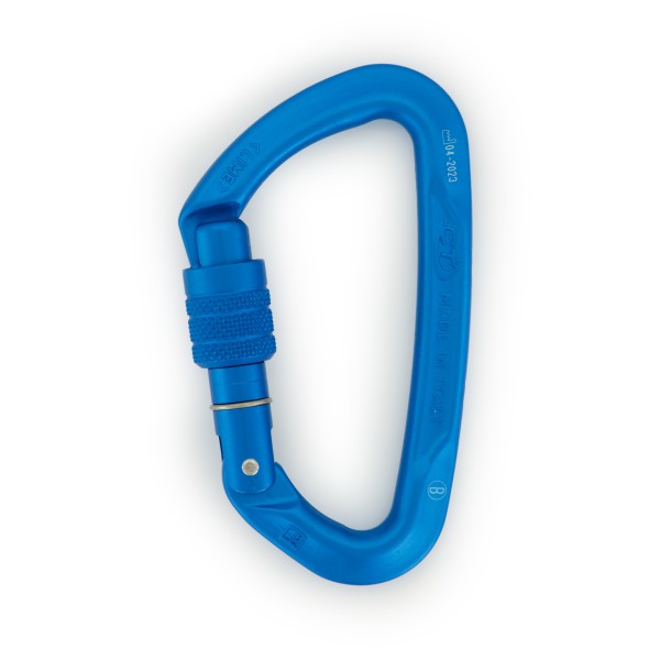 Image of Climbing Technology - Lime Screwgate Bergfreunde Edition - Schraubkarabiner weiß