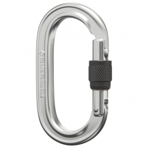 Image of Black Diamond - Oval Locker Carabiner - Schraubkarabiner grau bei Bergfreunde.ch - der Outdoor Shop