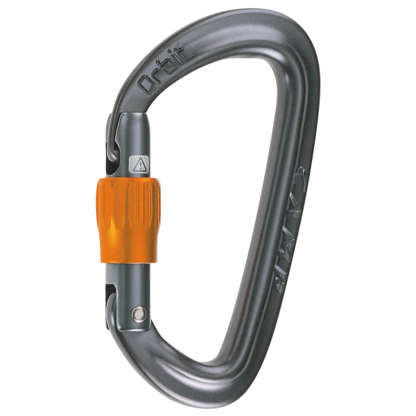 Image of C.A.M.P. - Orbit Lock - Schraubkarabiner grau;orange bei Bergfreunde.ch - der Outdoor Shop