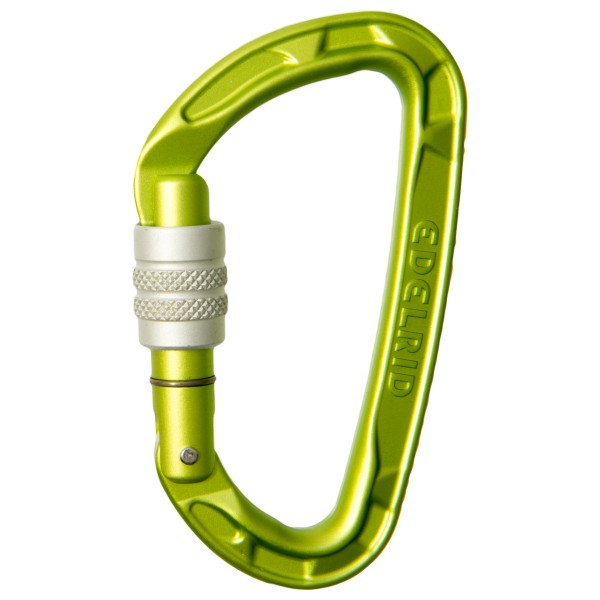 Image of Edelrid - Pure Screw II - Schraubkarabiner grau;oliv bei Bergfreunde.ch - der Outdoor Shop