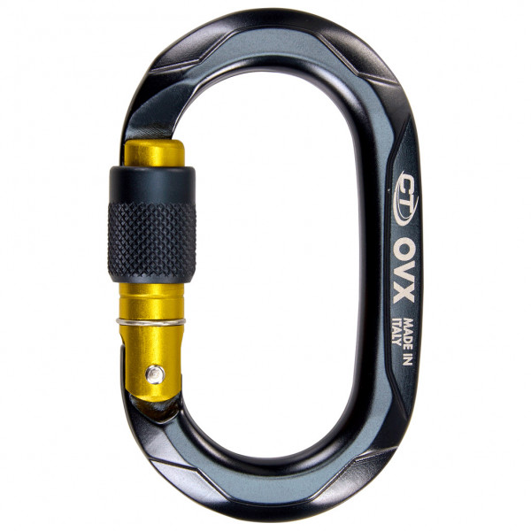 Image of Climbing Technology - OVX Carabiner - Schraubkarabiner grau bei Bergfreunde.ch - der Outdoor Shop