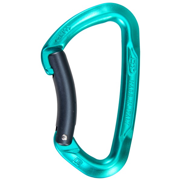 Image of Climbing Technology - Lime B - Schnappkarabiner grau;türkis