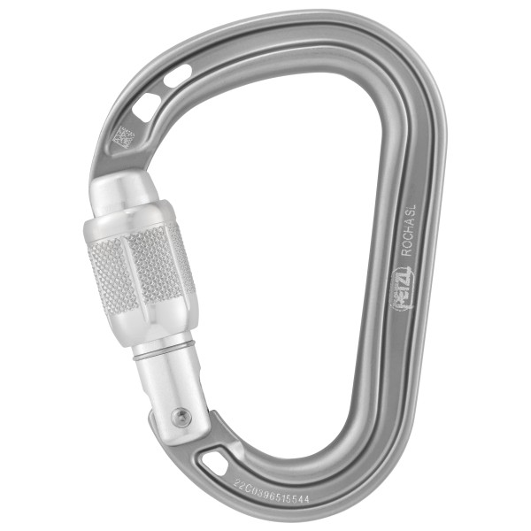 Image of Petzl - Rocha - Schraubkarabiner bunt;grau