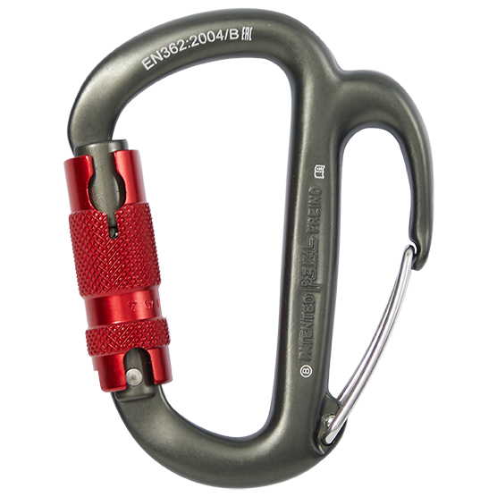 Image of Petzl - Freino - HMS-Karabiner grau