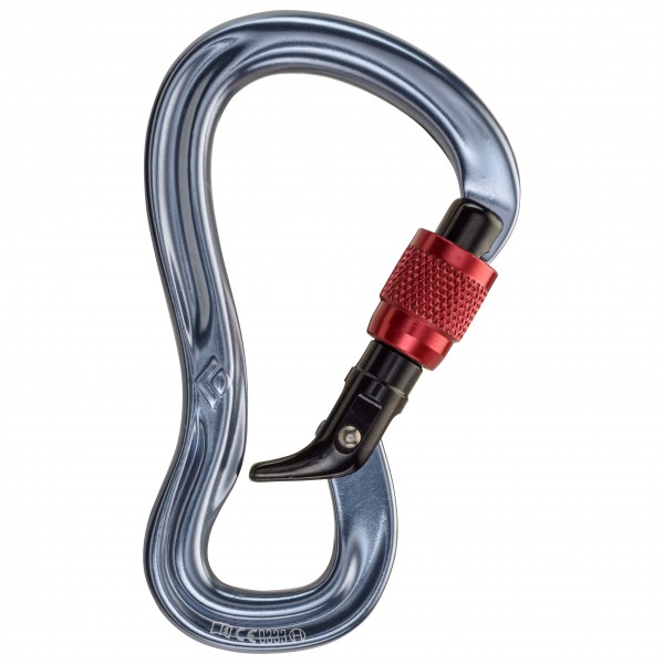 Image of Black Diamond - Gridlock Screwgate - HMS-Karabiner grau bei Bergfreunde.ch - der Outdoor Shop