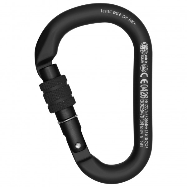 Image of Kong - HMS Napik Screw - HMS-Karabiner schwarz;türkis bei Bergfreunde.ch - der Outdoor Shop