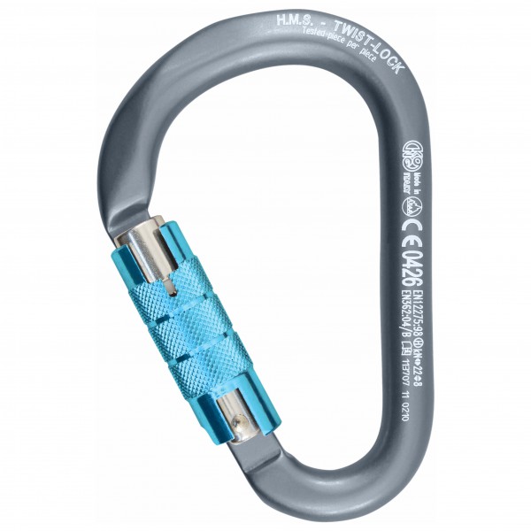 Image of Kong - Alukarabiner HMS Classic Twistlock - HMS-Karabiner grau bei Bergfreunde.ch - der Outdoor Shop