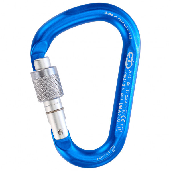 Image of Climbing Technology - Snappy SG - HMS-Karabiner blau