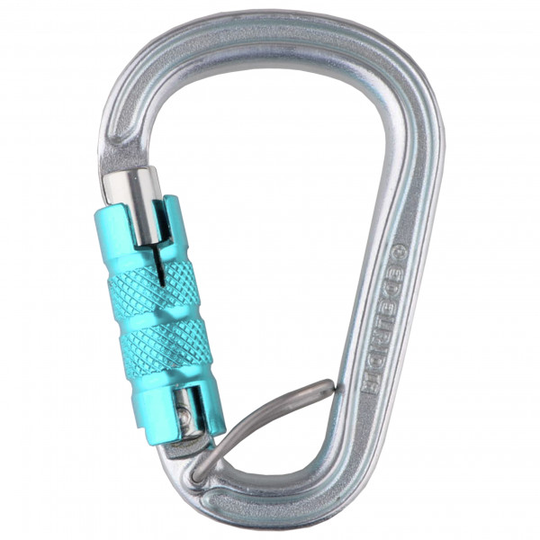 Image of Edelrid - HMS Bruce Steel Triple FG II - HMS-Karabiner grau bei Bergfreunde.ch - der Outdoor Shop