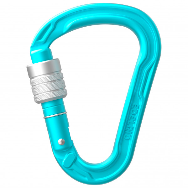 Image of Edelrid - HMS Strike Screw II - HMS-Karabiner grau;grün;türkis bei Bergfreunde.ch - der Outdoor Shop