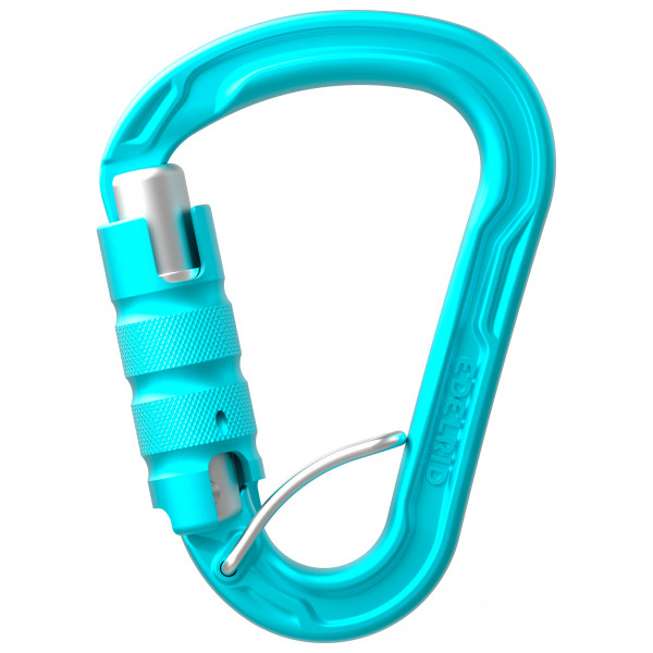 Image of Edelrid - HMS Strike Triple FG II - HMS-Karabiner türkis bei Bergfreunde.ch - der Outdoor Shop