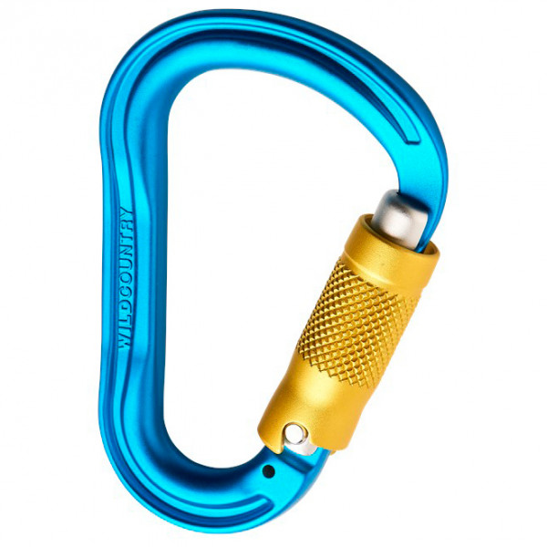 Image of Wild Country - Xenon HMS - HMS-Karabiner Gr Srew Lock;Trilock blau;grau bei Bergfreunde.ch - der Outdoor Shop