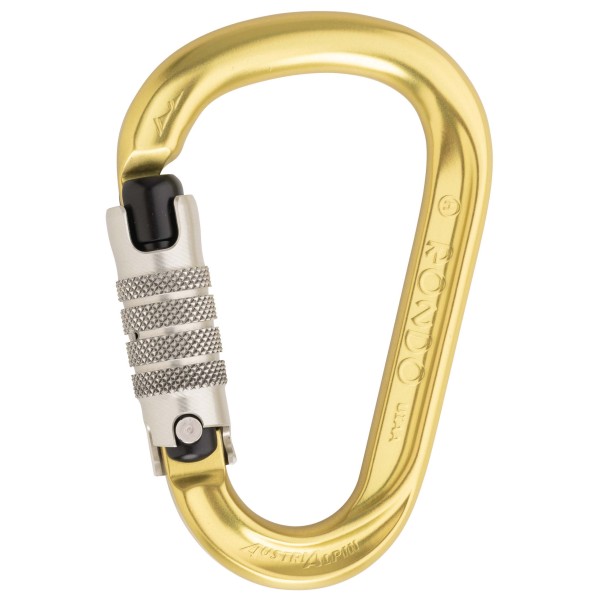 AustriAlpin – HMS Rondo 3-Way+ Autolock Safelock – HMS-karabiner Beige