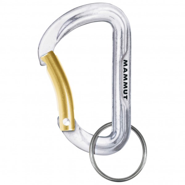 Image of Mammut - Mammut Mini Biner LMNT - Materialkarabiner Gr One Size weiß/grau bei Bergfreunde.ch - der Outdoor Shop