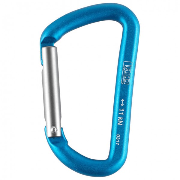 Image of LACD - Accessory Biner straight - Materialkarabiner Gr 80 mm blau bei Bergfreunde.ch - der Outdoor Shop