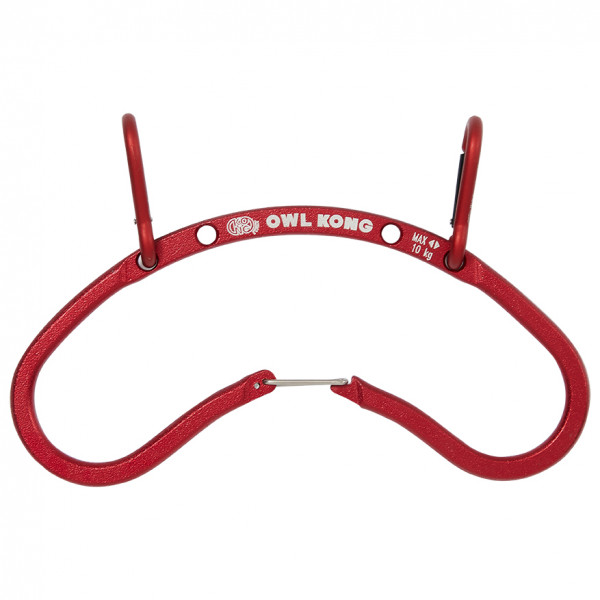 Image of Kong - Owl Pitons Holder - Materialkarabiner rot bei Bergfreunde.ch - der Outdoor Shop