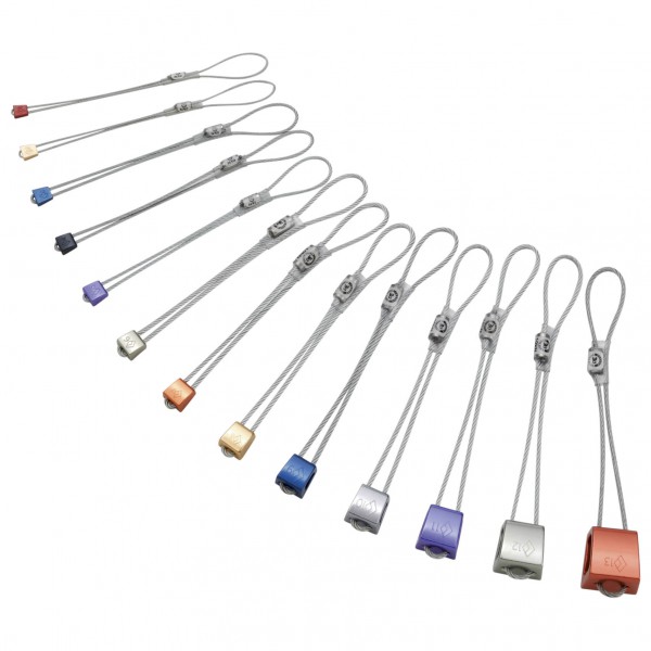 Image of Black Diamond - Stoppers - Klemmkeil Gr Größe 1;Größe 10;Größe 11;Größe 12;Größe 13;Größe 2;Größe 3;Größe 4;Größe 5;Größe 6;Größe 7;Größe 8;Größe 9 blau bei Bergfreunde.ch - der Outdoor Shop