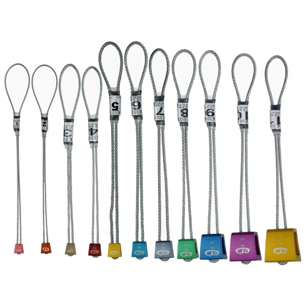 Image of Climbing Technology - Carved Chocks - Klemmkeil Gr 10;11;2;3;7;8;9 blau bei Bergfreunde.ch - der Outdoor Shop