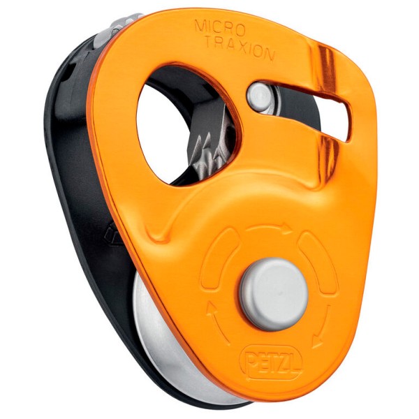 Image of Petzl - Micro Traxion - Seilrolle Gr One Size orange/schwarz bei Bergfreunde.ch - der Outdoor Shop
