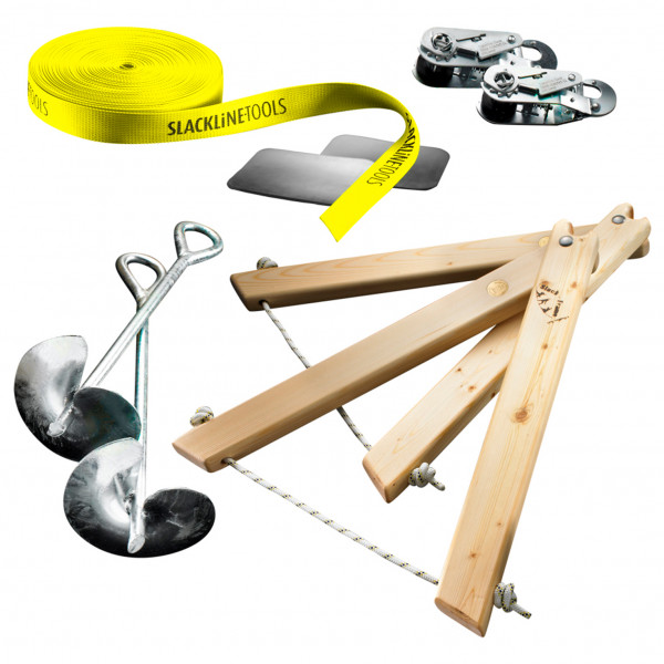 Image of Slackline-Tools - Frameline Set - Slackline Gr 10 m bei Bergfreunde.ch - der Outdoor Shop
