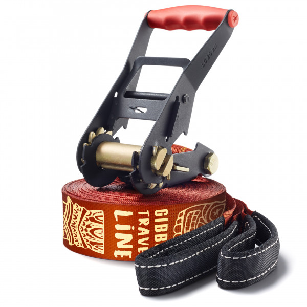 Image of Gibbon Slacklines - Travelline Treewear Set Gr 15 m braun