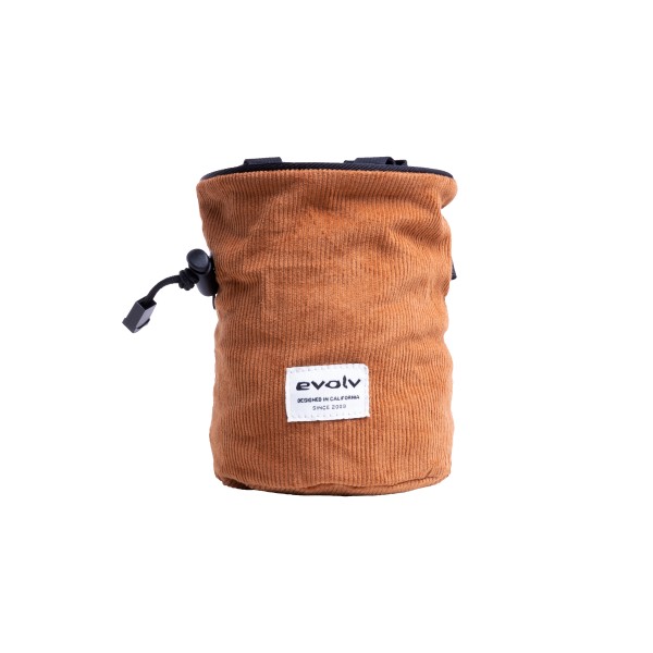 Image of Evolv - Corduroy Chalk Bag - Chalkbag rot