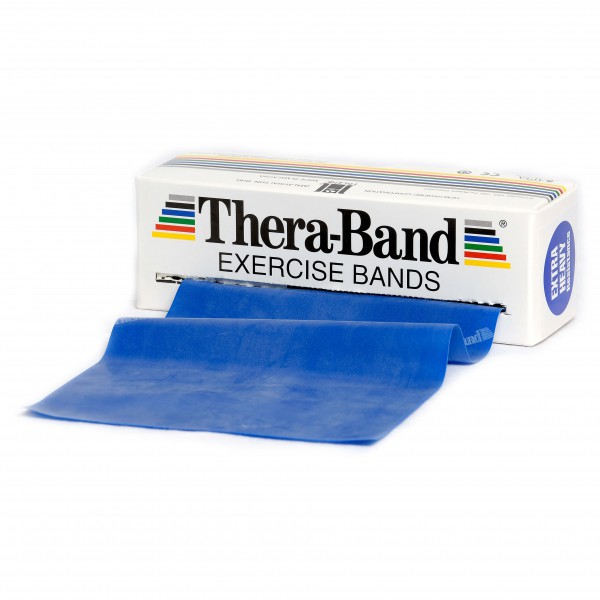 Image of TheraBand - Übungsband - Fitnessband Gr 12,8 c m x 5,50 m blau;grau/weiß;weiß;weiß/grau