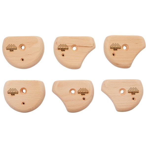 Image of Workshop 19/50 - SymmetricEdges - Klettergriffe Gr 18 mm wood bei Bergfreunde.ch - der Outdoor Shop