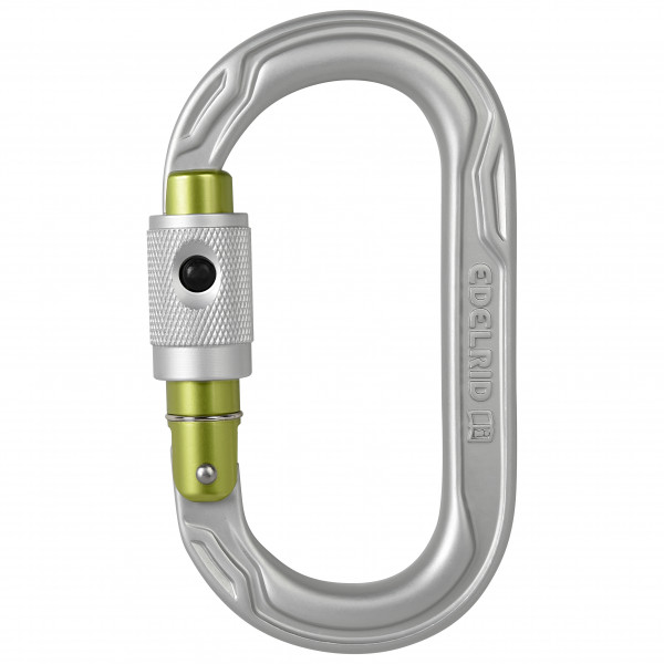 Image of Edelrid - Oval Power 2500 Permalock - Verschlusskarabiner grau;schwarz/grau bei Bergfreunde.ch - der Outdoor Shop
