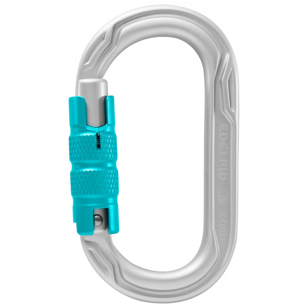 Image of Edelrid - Oval Power 2500 Triple II - Verschlusskarabiner türkis bei Bergfreunde.ch - der Outdoor Shop