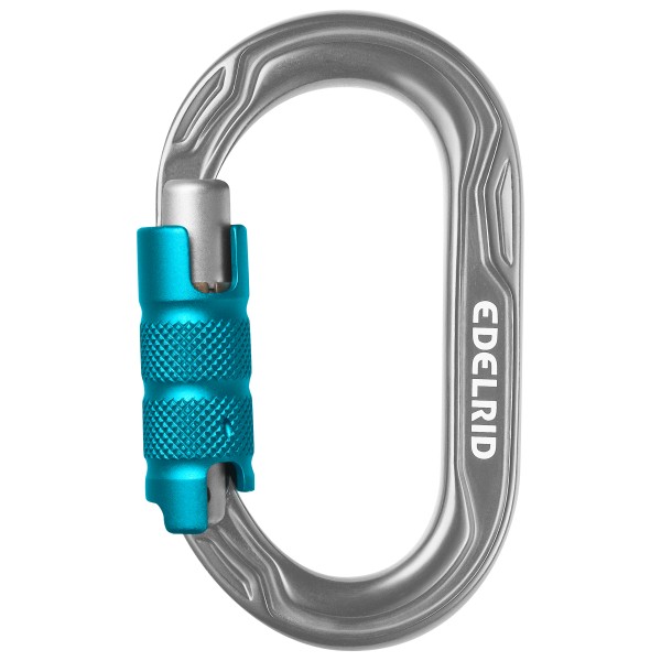 Image of Edelrid - Kiwi Triple - Verschlusskarabiner Gr One Size grau;schwarz