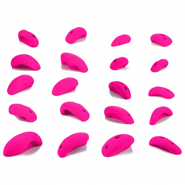 Image of blue pill - Jugs - Klettergriffe Gr S-M rosa/weiß bei Bergfreunde.ch - der Outdoor Shop