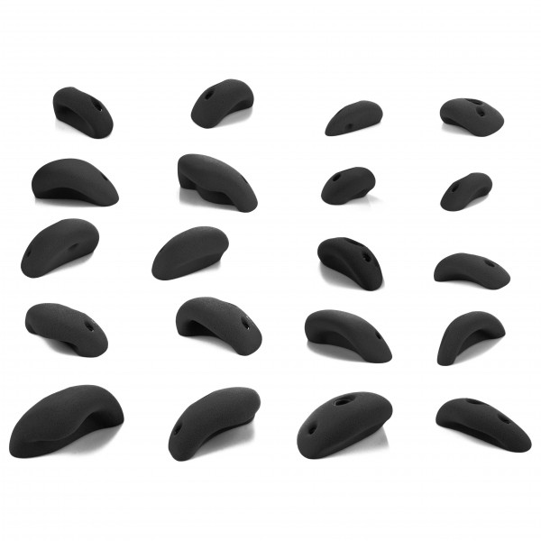 Image of blue pill - Jugs - Klettergriffe Gr S-M blau/weiß;rosa/weiß;schwarz;weiß bei Bergfreunde.ch - der Outdoor Shop